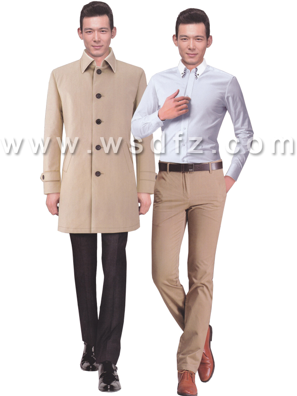 商务羊毛呢大衣定做-wsd0075